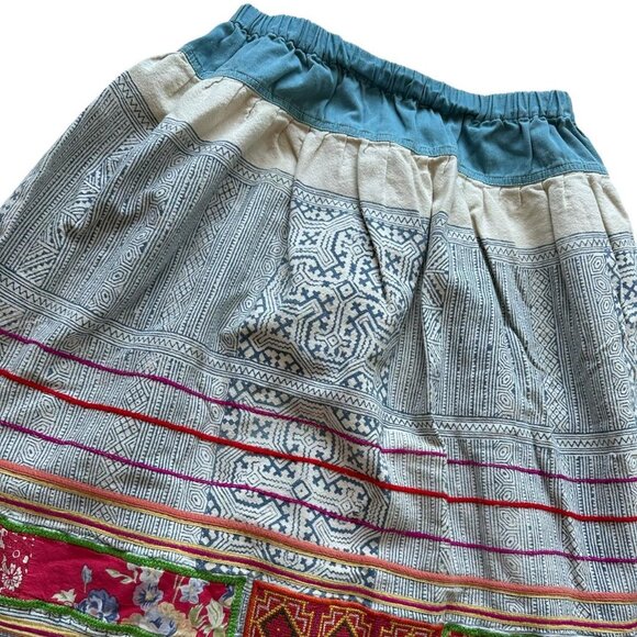 Lucky Brand Vintage Tea Length Stretchy Skirt Size Medium - Picture 2 of 5